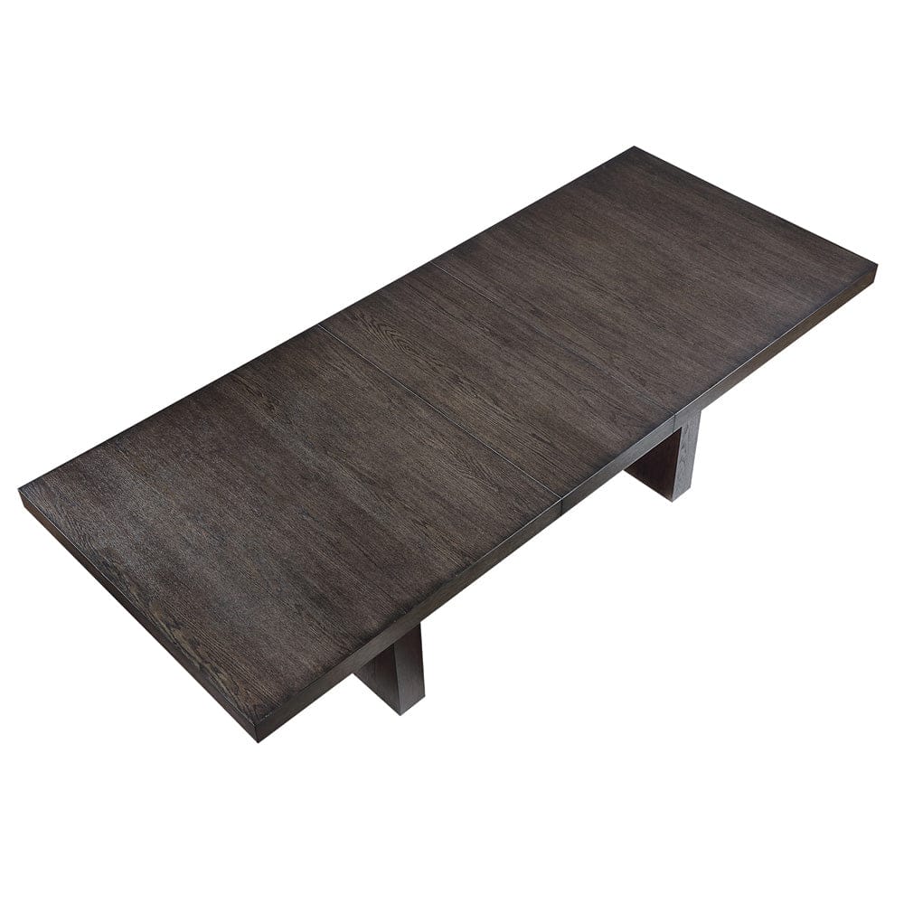 Steve Silver - Evan 78-+96-inch Dining Table w/18-inch leaf, 4 Emerald Side Chairs - EVA500NE-D7PC view 4