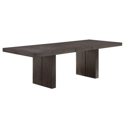 Steve Silver - Evan 78-96-inch Dining Table w/18-inch Leaf, 4 Green Side Chairs, Bench - EVA500NE-D6PC view 2