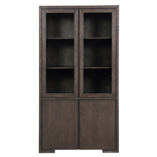 Steve Silver - Evan Glass-Doored Curio - EVA500NC view 2