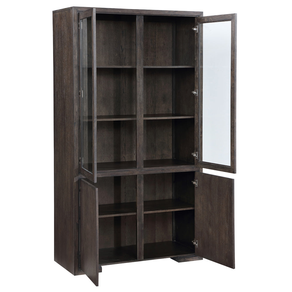 Steve Silver - Evan Glass-Doored Curio - EVA500NC view 4