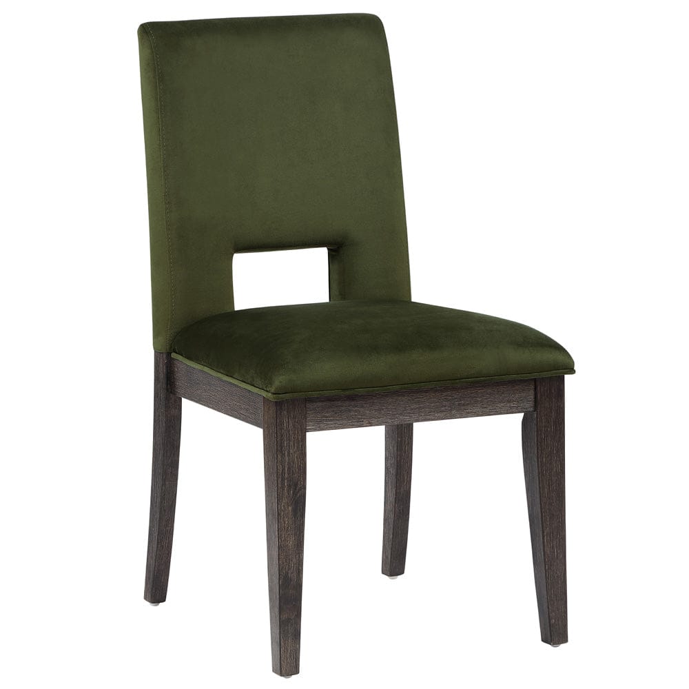 Steve Silver - Evan Green Velvet Side Chair (Set of 2) - EVA500NES view 1