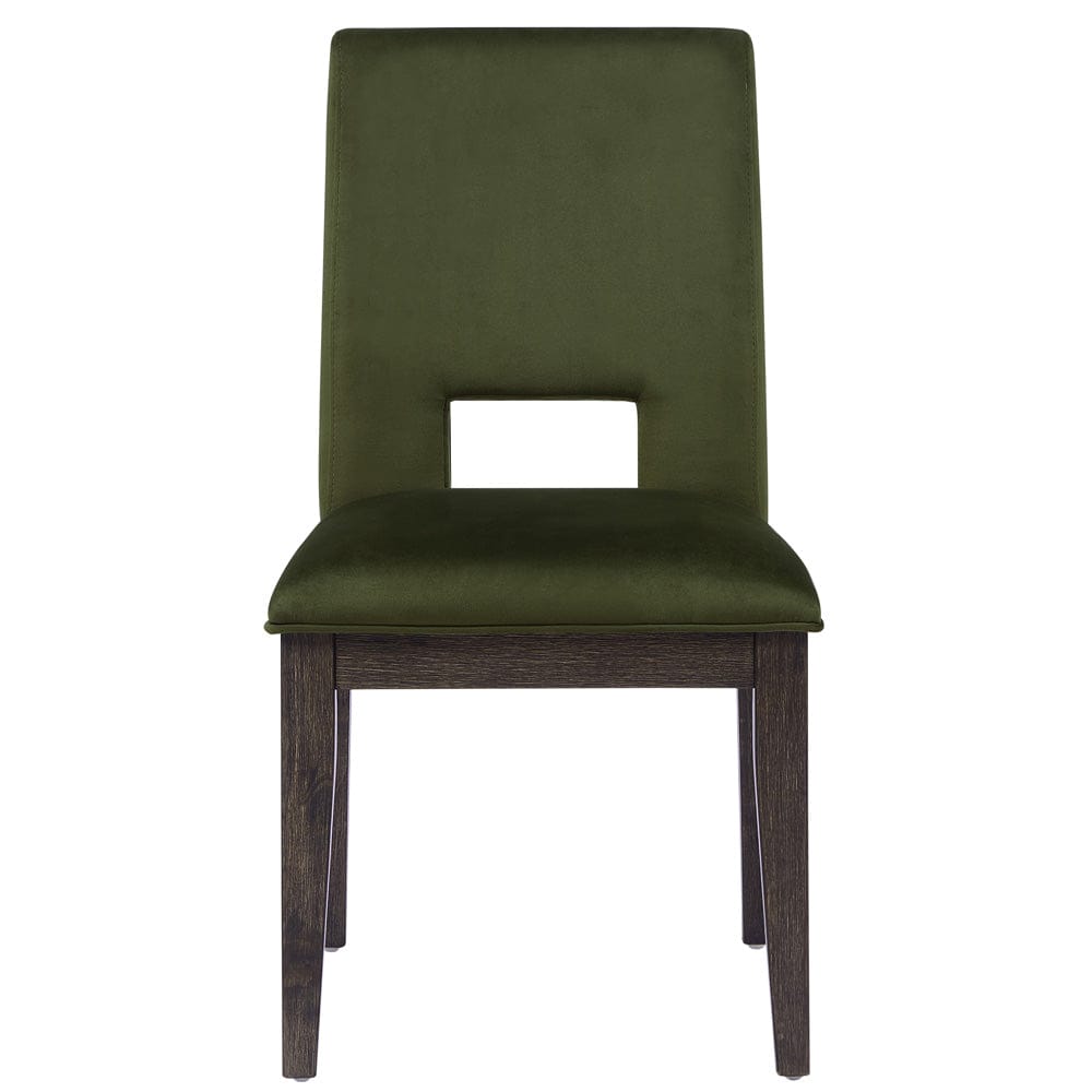 Steve Silver - Evan Green Velvet Side Chair (Set of 2) - EVA500NES view 2