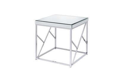 Steve Silver - Evelyn Mirror Top End Table - EV300E veiw 2