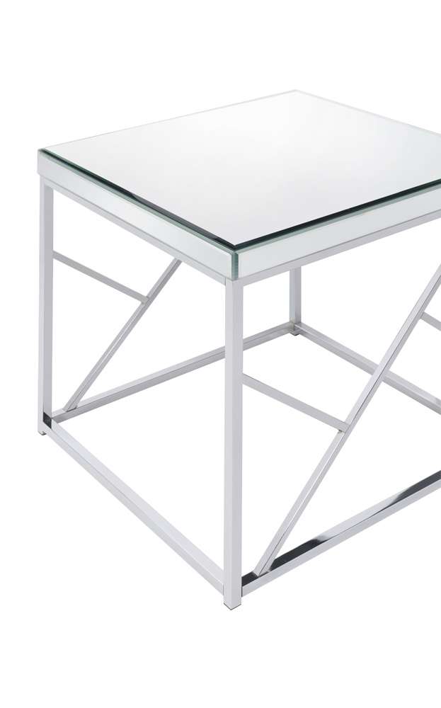 Steve Silver - Evelyn Mirror Top End Table - EV300E veiw 3