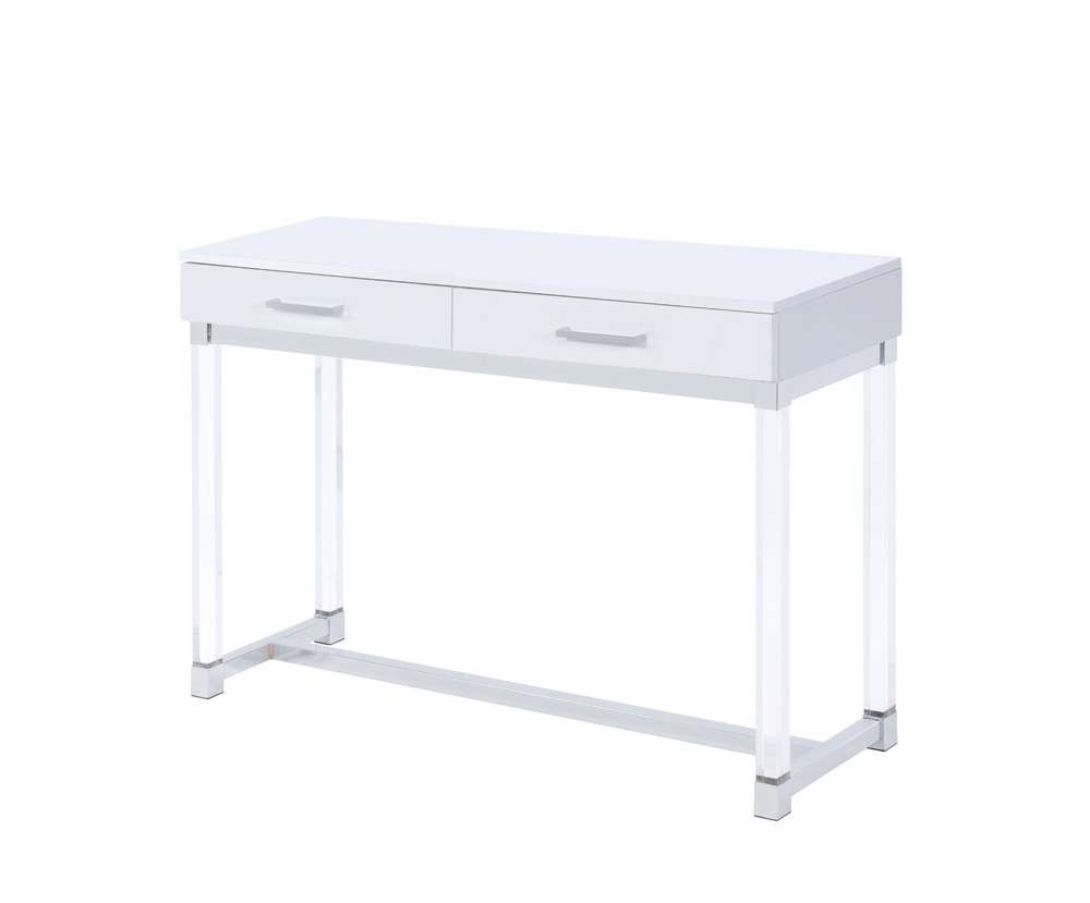 Steve Silver - Everett Desk - White - ET200DW veiw 1