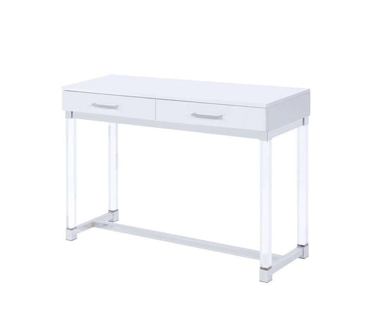 Steve Silver - Everett Desk - White - ET200DW veiw 1
