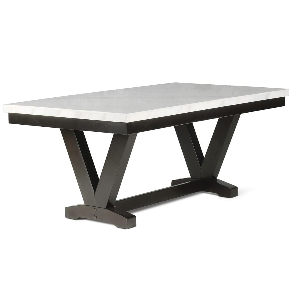 Steve Silver - Finley White Marble Top Dining - FL500WT view 1