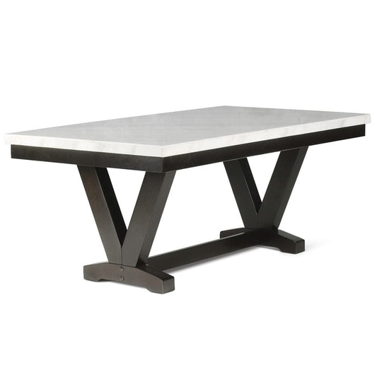 Steve Silver - Finley White Marble Top Dining - FL500WT view 1