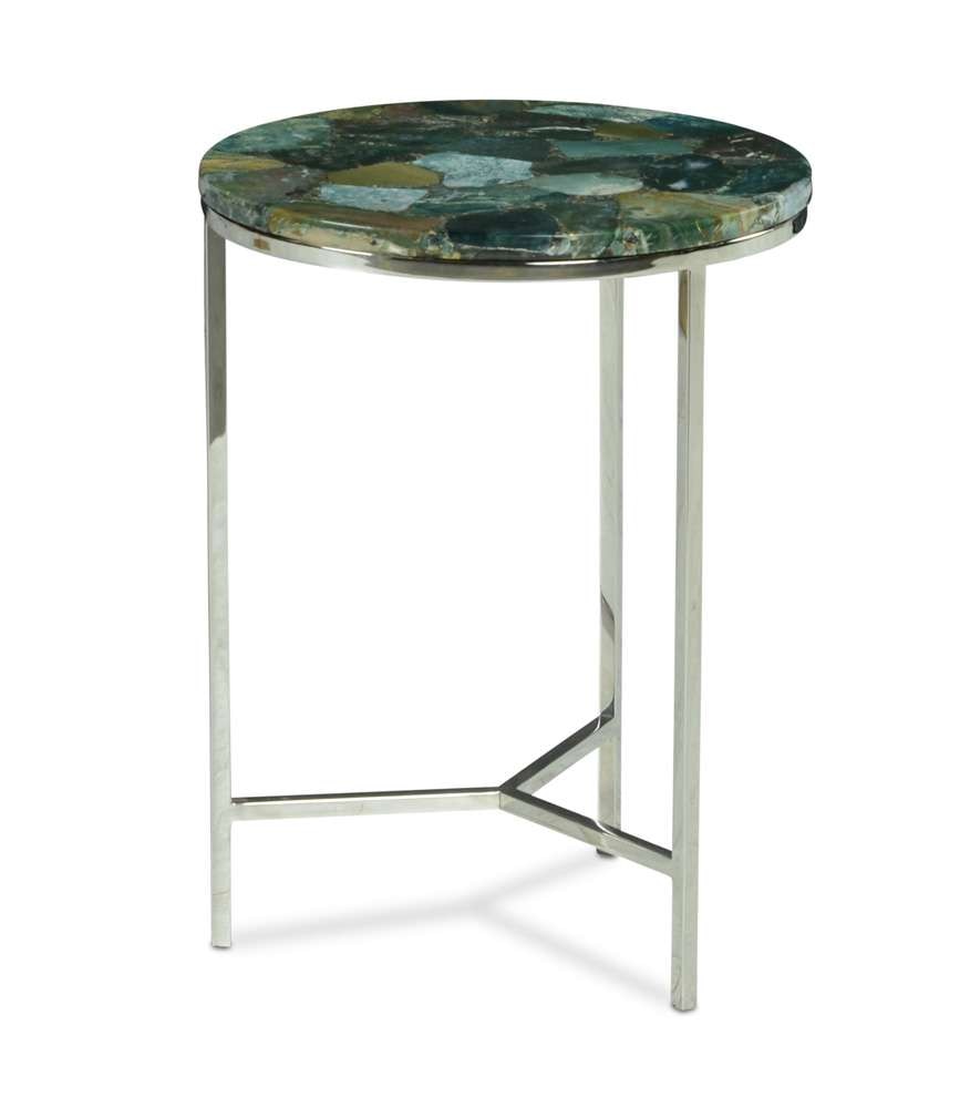 Steve Silver - Foster Green JasperTop Chairside Table - FT140EC veiw 2