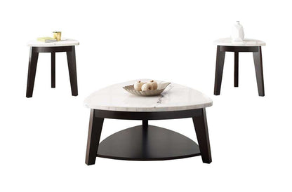 Steve Silver - Francies White Marble 3 Piece Occasional Set - FC3403PC veiw 2
