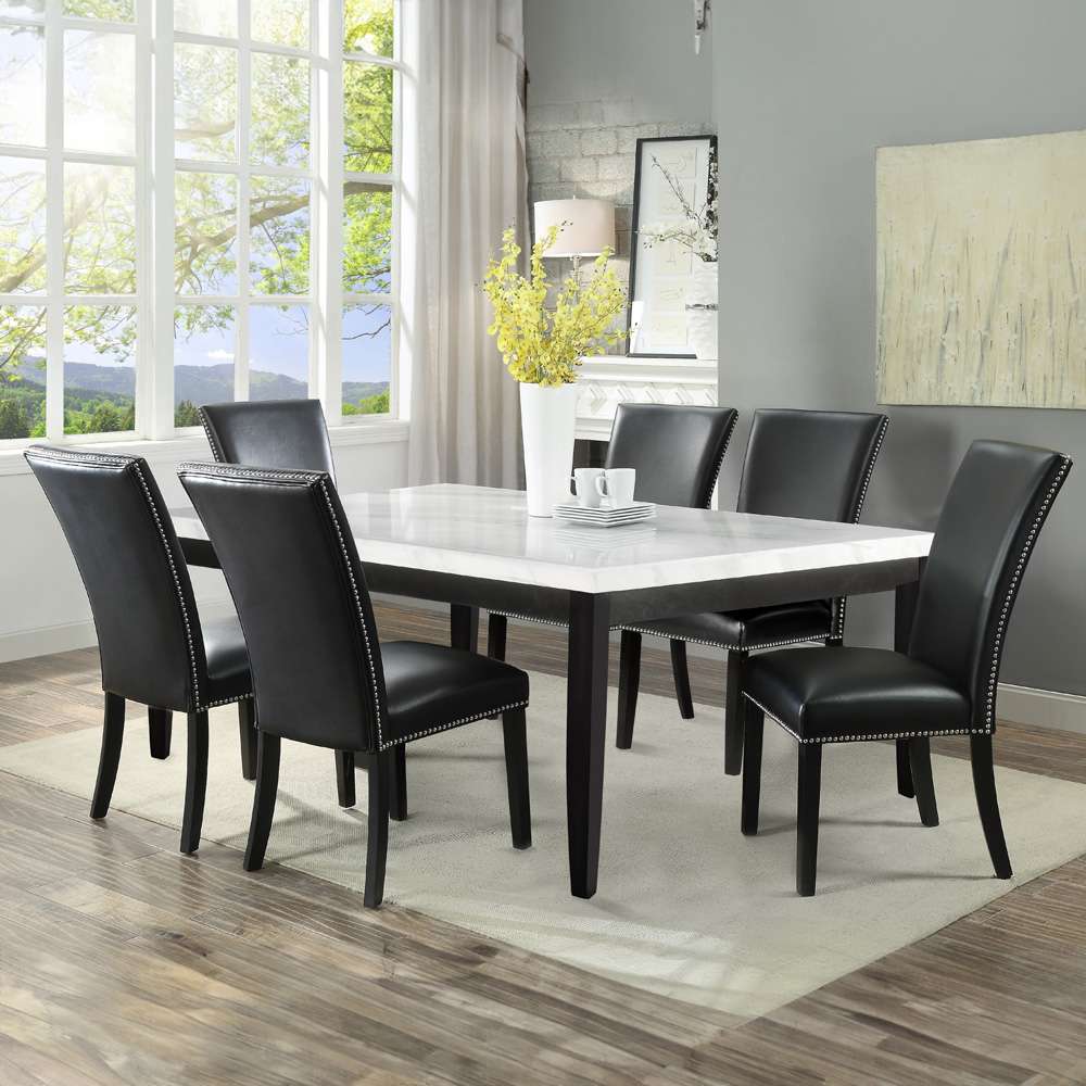 Steve Silver - Francis 7pc Dining Set - FC500MTL7PC veiw 1