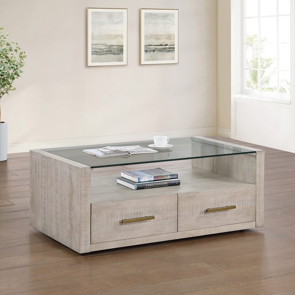 Steve Silver - Garland Blonde 3-Piece Table Set - GA100T-2E-3PC view 9