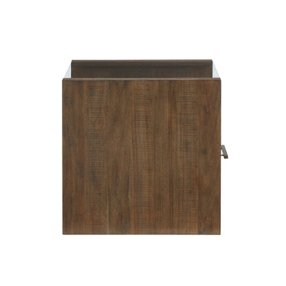 Steve Silver - Garland Glass Top End Table, Toffee Finish - GA100E view 2