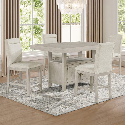 Steve Silver - Garland Sand 5-Piece Counter Dining Set - GA500T-C5PC view 1
