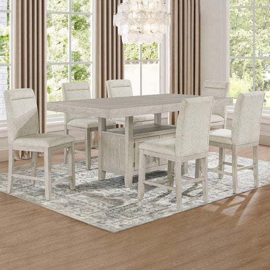 Steve Silver - Garland Sand 7-Piece Counter Dining Set - GA500T-C7PC view 1