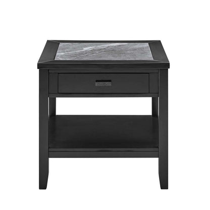 Steve Silver - Garvine Sintered Stone End Table - GV100E veiw 1