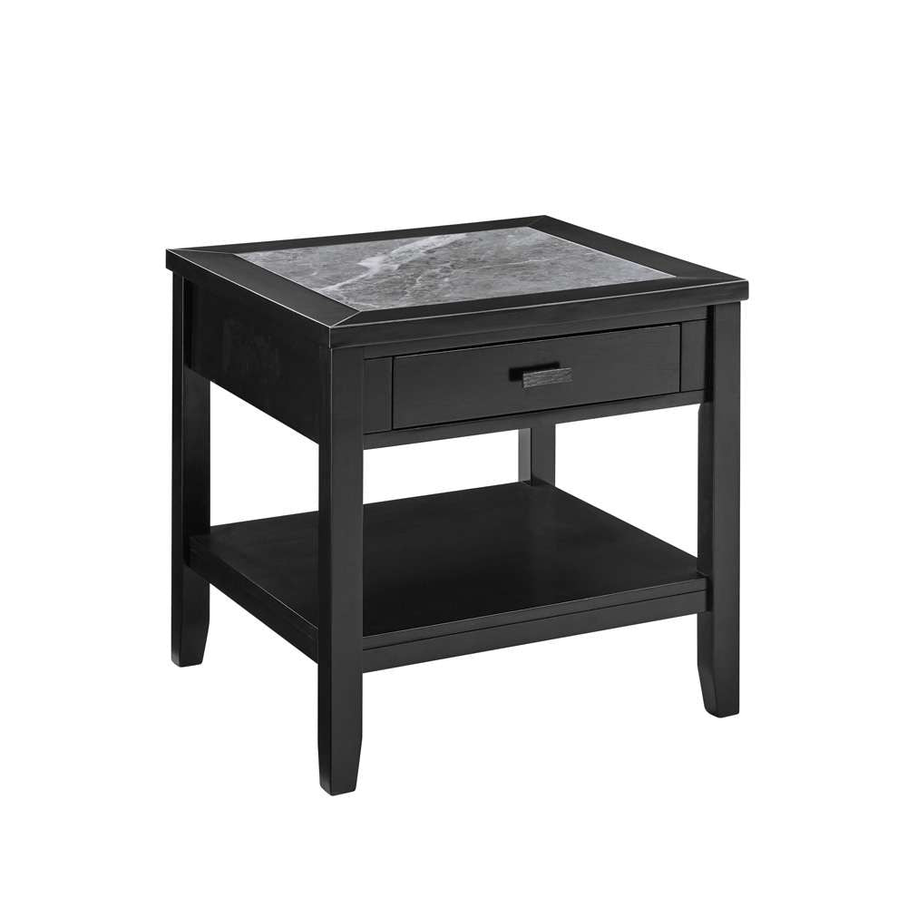 Steve Silver - Garvine Sintered Stone End Table - GV100E veiw 2