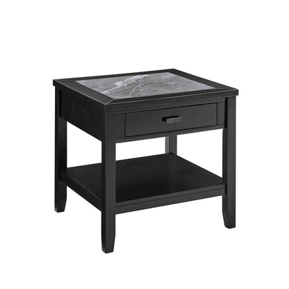 Steve Silver - Garvine Sintered Stone End Table - GV100E veiw 2