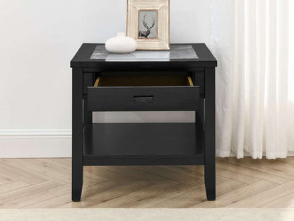 Steve Silver - Garvine Sintered Stone End Table - GV100E veiw 4