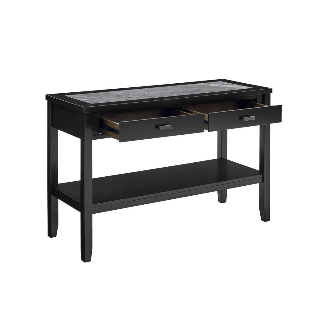 Steve Silver - Garvine Sintered Stone Sofa Table - GV100S veiw 3