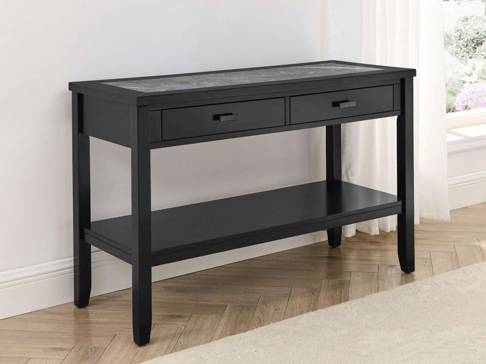 Steve Silver - Garvine Sintered Stone Sofa Table - GV100S veiw 4