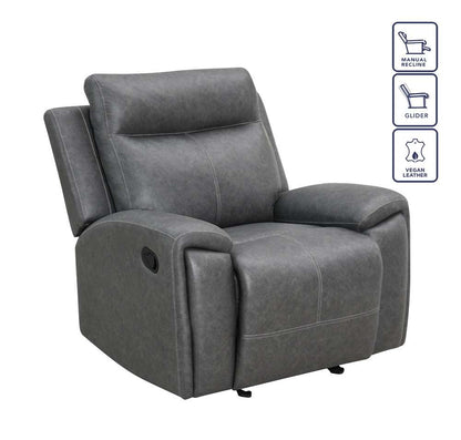 Steve Silver - Gaston Manual Recliner - GAS800GC veiw 2
