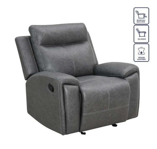 Steve Silver - Gaston Manual Recliner - GAS800GC veiw 2