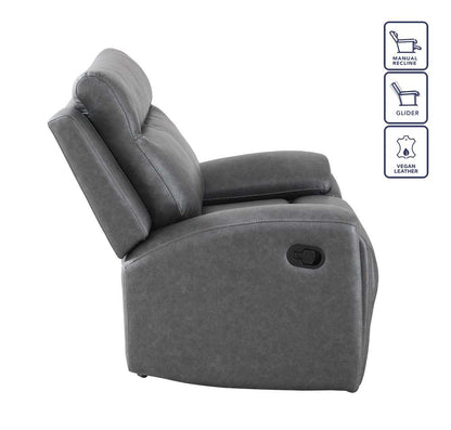 Steve Silver - Gaston Manual Recliner - GAS800GC veiw 3