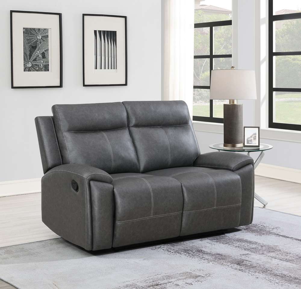 Steve Silver - Gaston Manual Reclining Loveseat - GAS800GL veiw 5