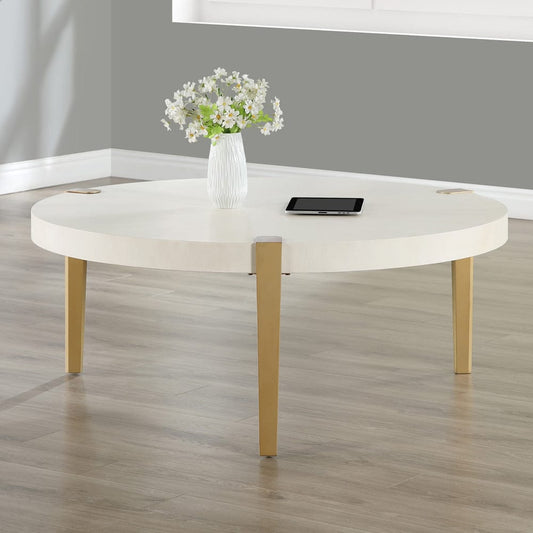 Steve Silver - Gracie Coffee Table, White - GRA100WC view 3