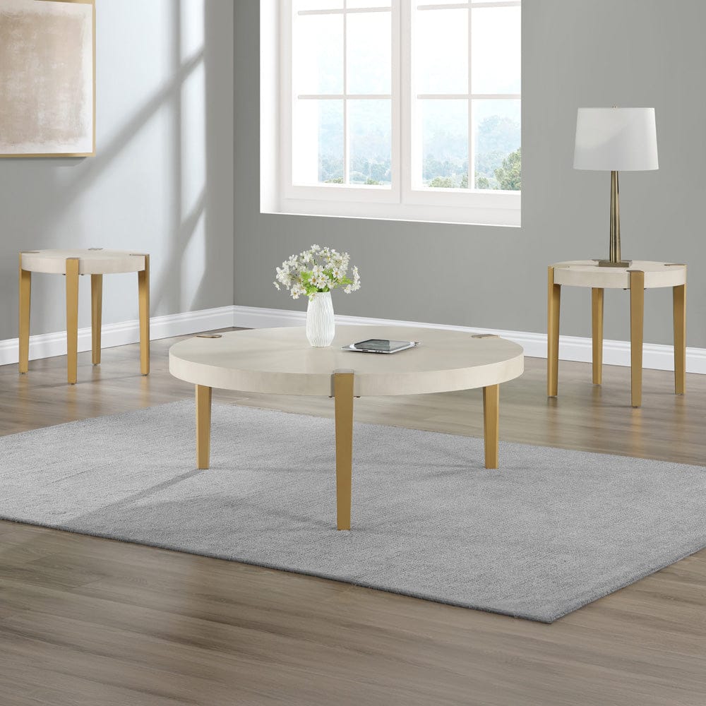Steve Silver - Gracie Coffee Table, White - GRA100WC view 4