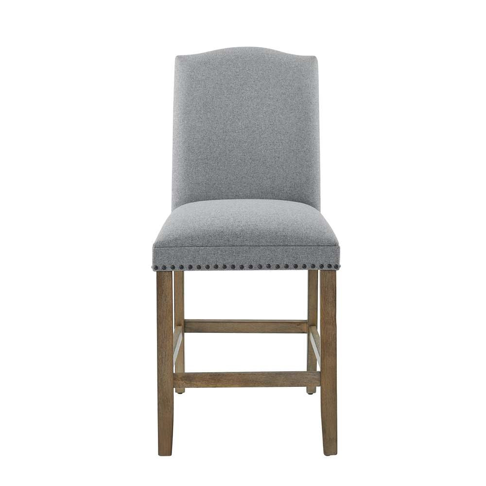 Steve Silver - Grayson 24in Counter Stool - Upholstered with Nailhead - (Set of 2) - GS600CCG veiw 1