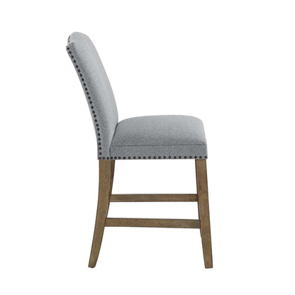 Steve Silver - Grayson 24in Counter Stool - Upholstered with Nailhead - (Set of 2) - GS600CCG veiw 2