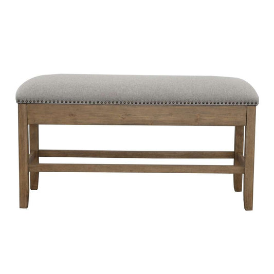 Steve Silver - Grayson 24in Storage Counter Bench with Nailhead Trim - GS600CBG veiw 1