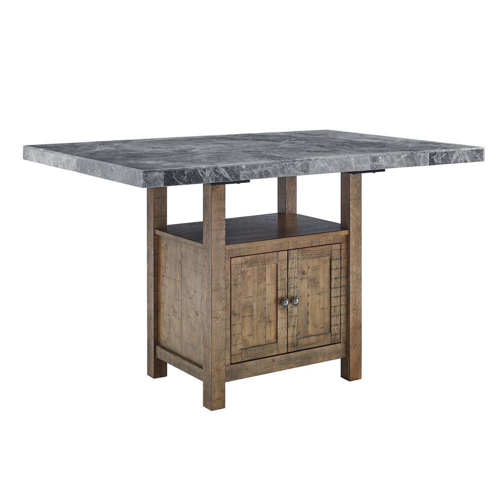 Steve Silver - Grayson 5PC Gray Marble Counter Dining Set - GS600C5PC veiw 2
