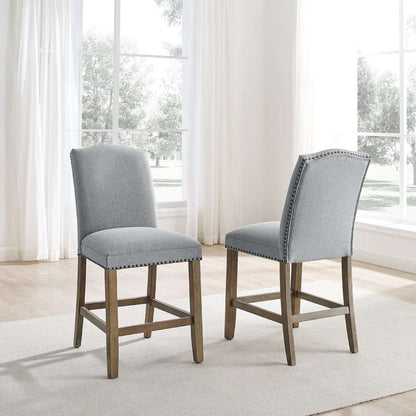 Steve Silver - Grayson 5PC Gray Marble Counter Dining Set - GS600C5PC veiw 6