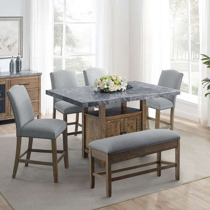 Steve Silver - Grayson 6PC Counter Dining Set - GS600C6PC veiw 1