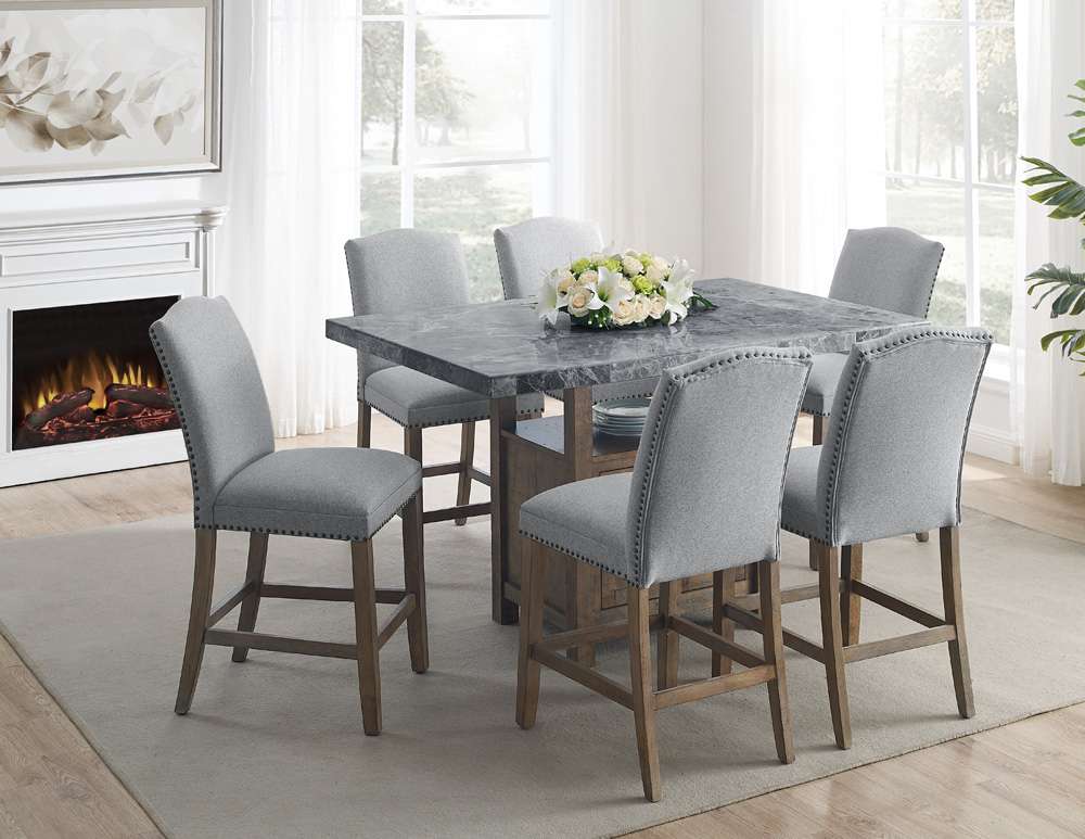 Steve Silver - Grayson 7PC Counter Dining Set - GS600C7PC veiw 1