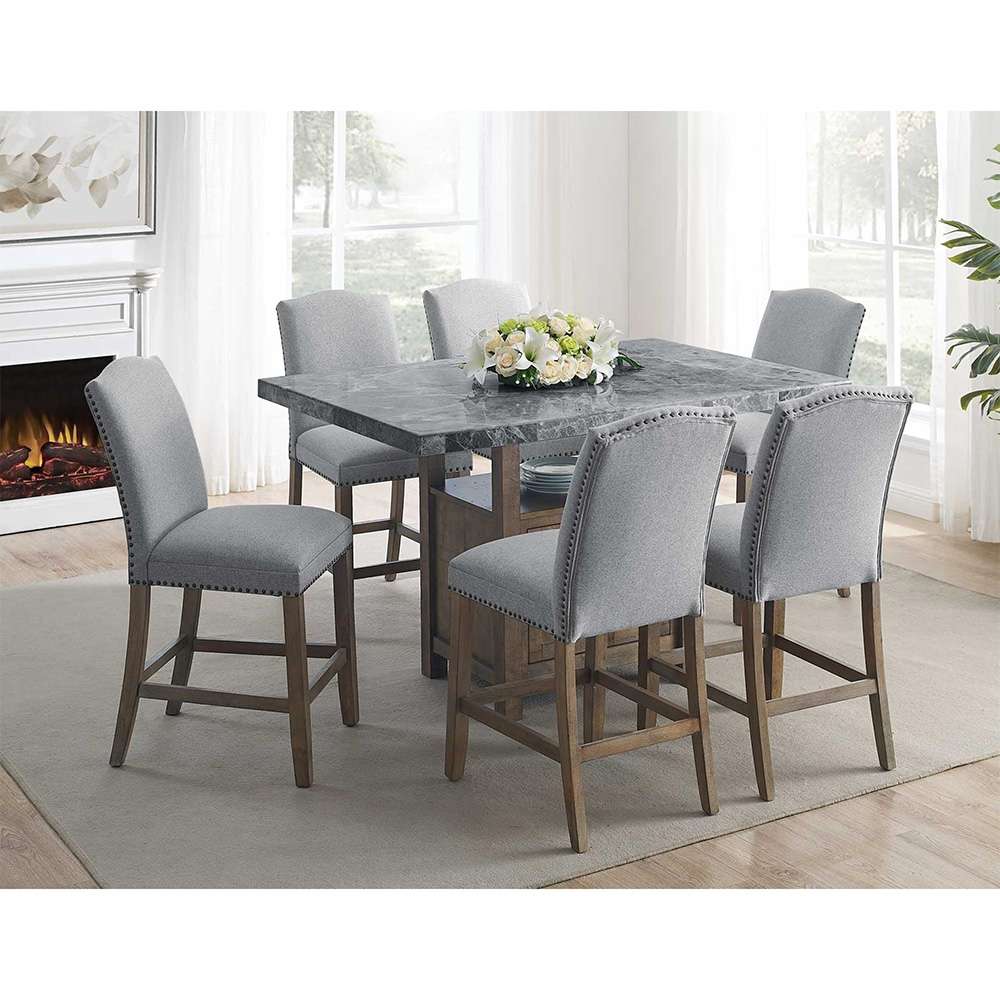 Steve Silver - Grayson 7pc Dining Set - GS600-C7PC veiw 1