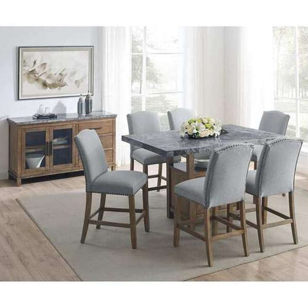 Steve Silver - Grayson 8PC Counter Dining Set - GS600C8PC veiw 1
