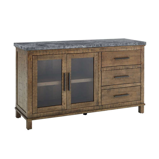Steve Silver - Grayson Gray Marble Server - GS600GSV veiw 2