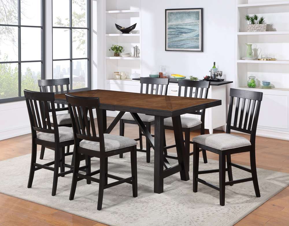 Steve Silver - Halle 7pc Dining Set - HE555-C7PC veiw 1