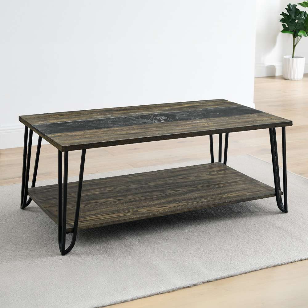 Steve Silver - Harper Cocktail Table with Sintered Stone Inlay - HP300C veiw 4