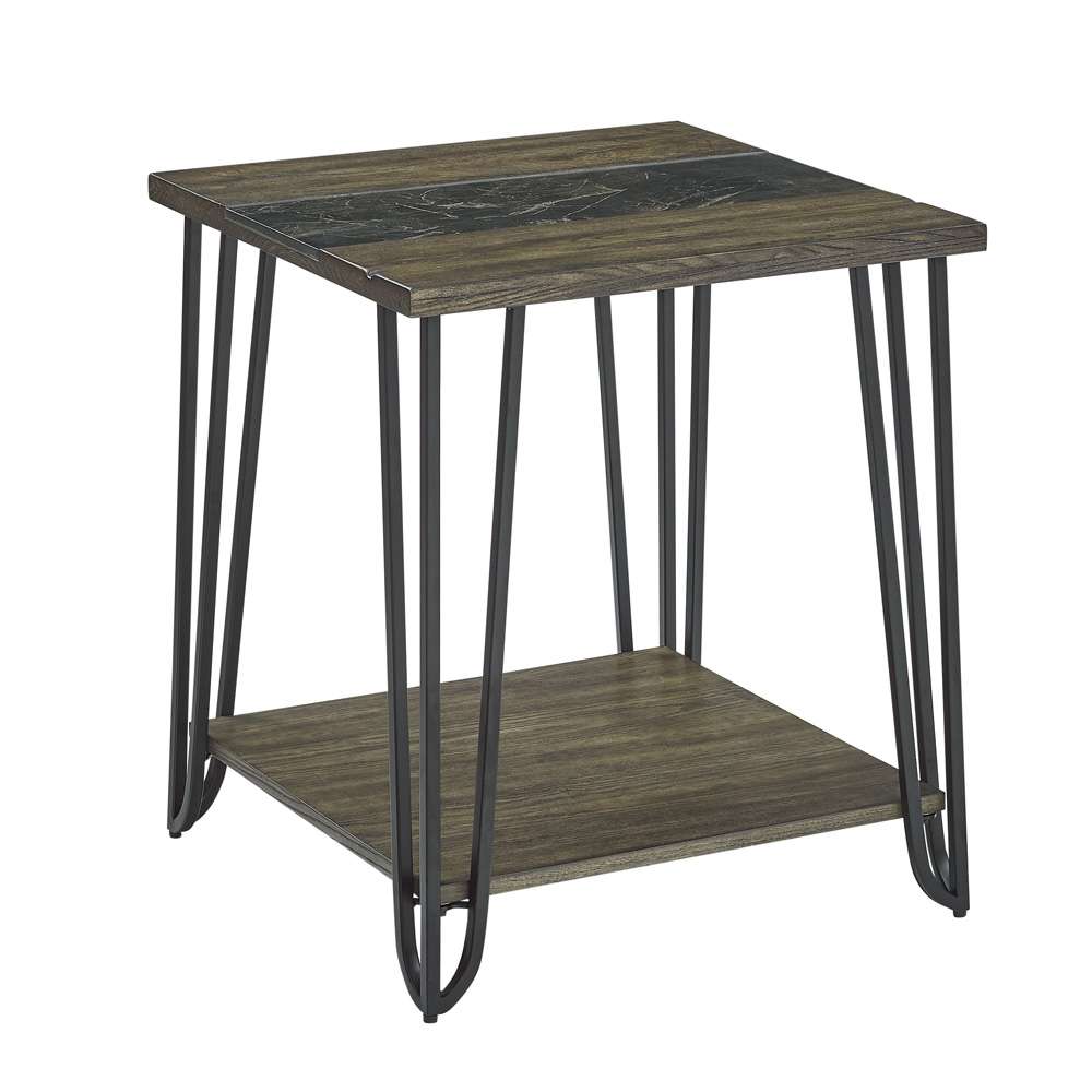 Steve Silver - Harper End Table w/ Sintered Stone Inlay - HP300E veiw 2