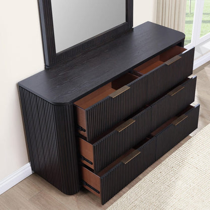 Steve Silver - Henry 4-Piece Queen Bedroom Espresso - HEN900N-Q4PC view 6