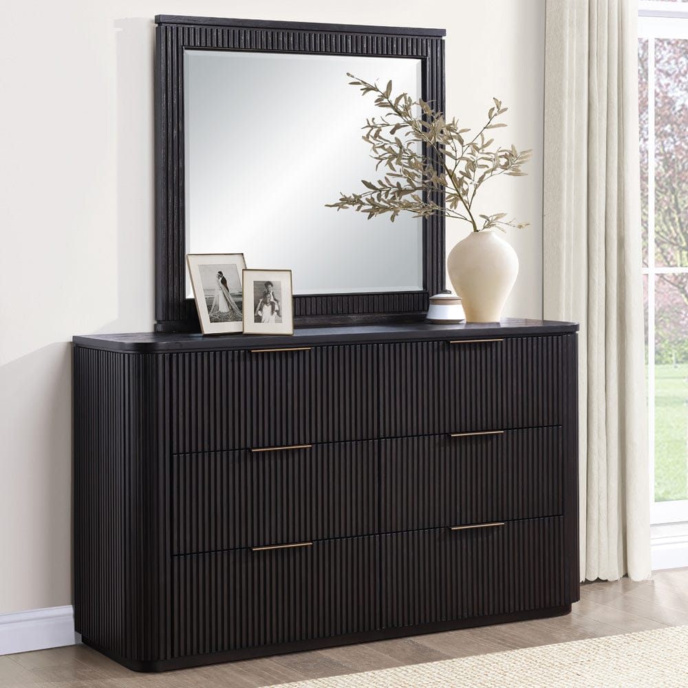 Steve Silver - Henry Dresser and Mirror Espresso - HEN900NDRMR view 7