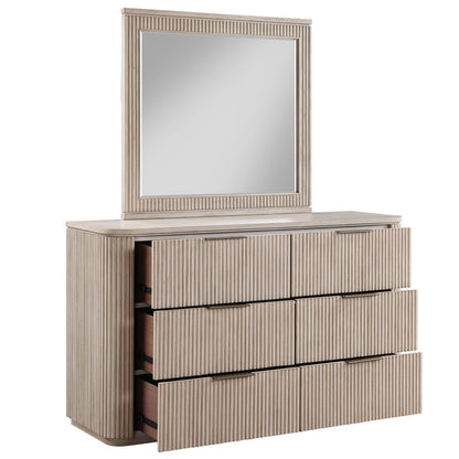 Steve Silver - Henry Dresser and Mirror Sand - HEN900TDRMR view 2