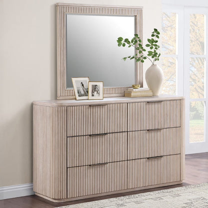 Steve Silver - Henry Dresser and Mirror Sand - HEN900TDRMR view 7