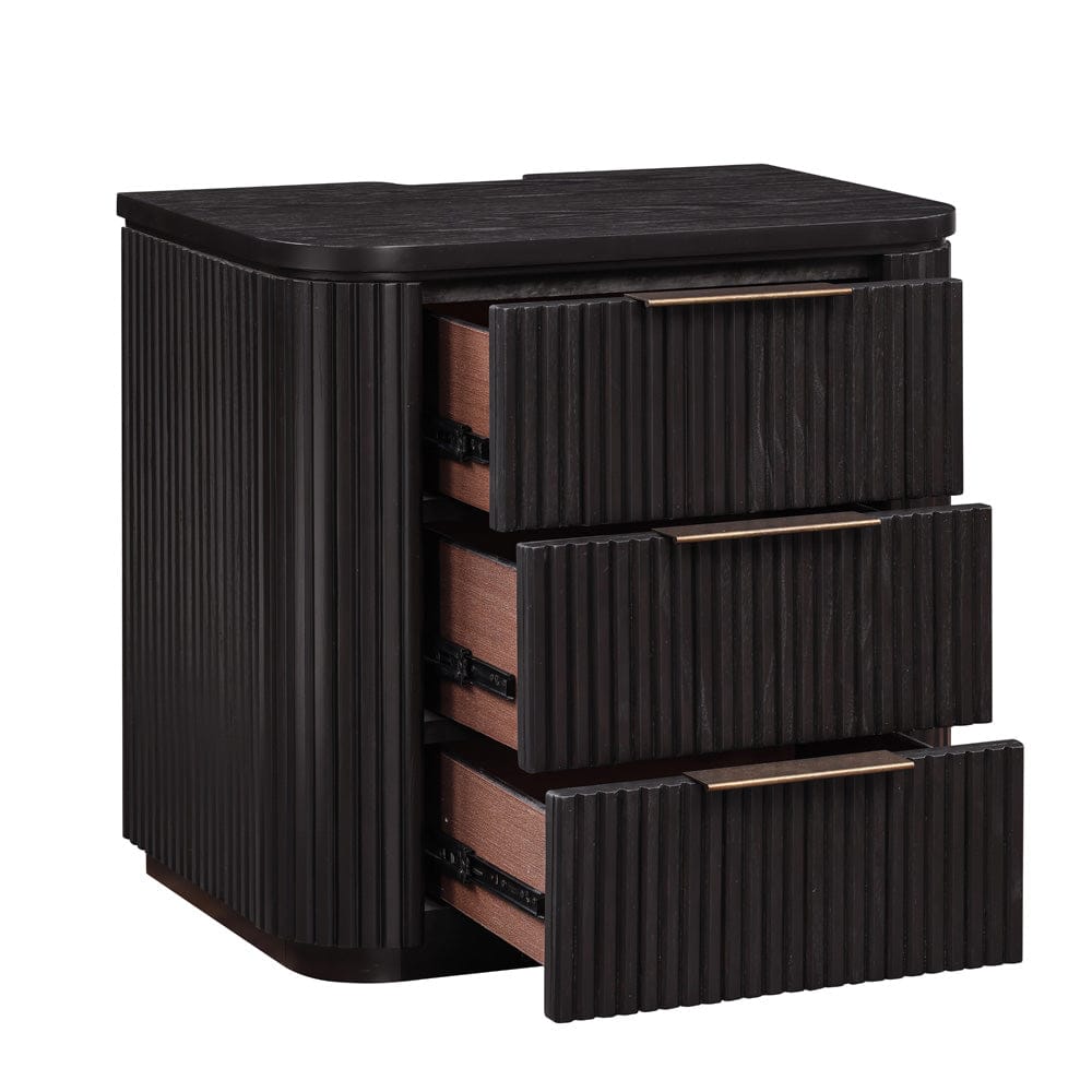 Steve Silver - Henry Espresso Nightstand w/ USB-C - HEN900NNS view 2
