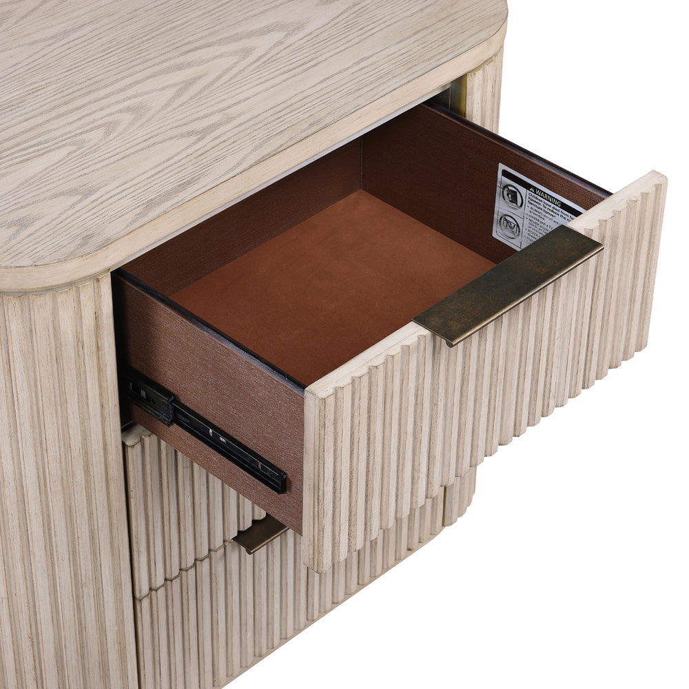 Steve Silver - Henry Sand Nightstand w/ USB-C - HEN900TNS view 4